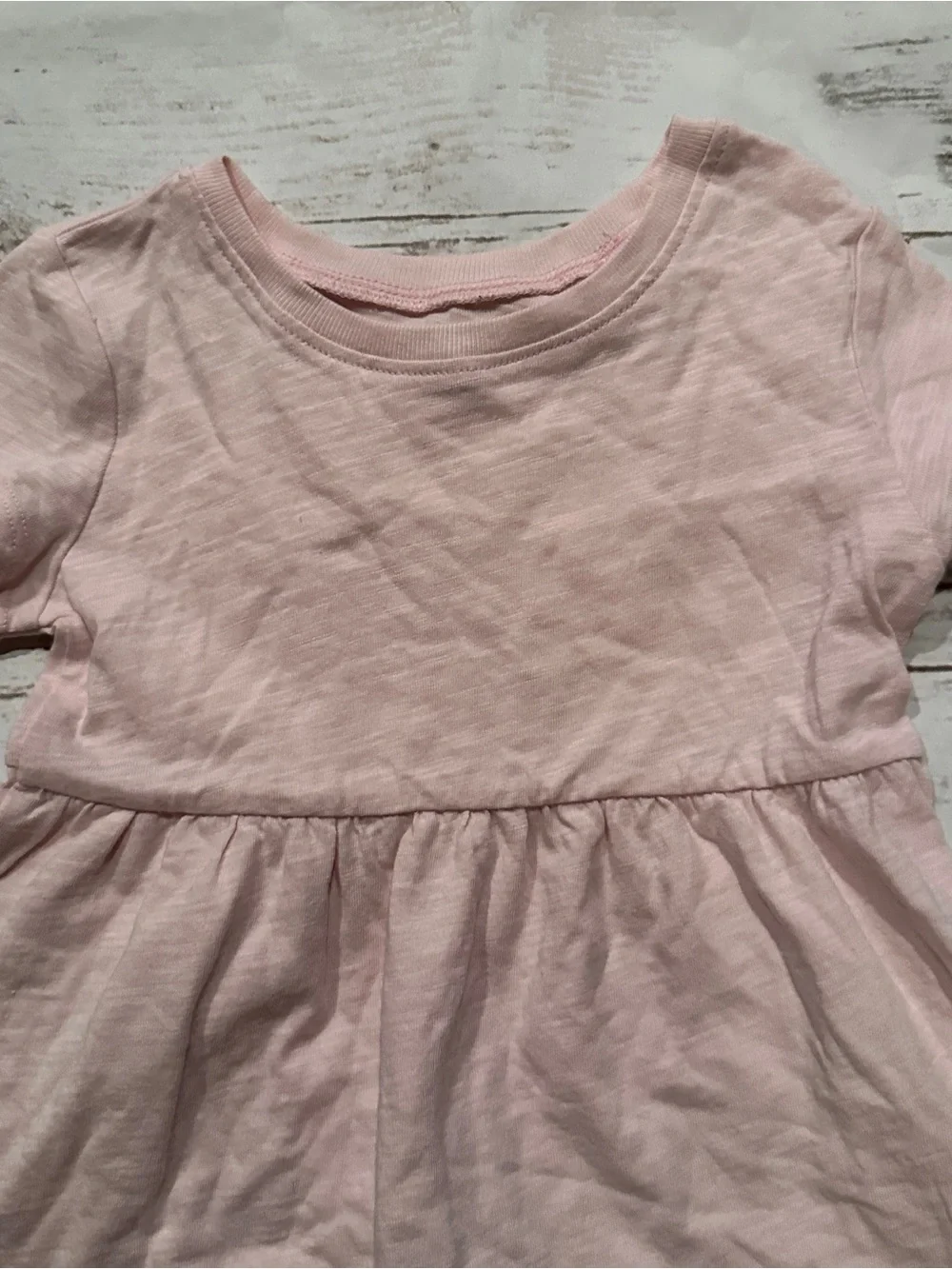 Old Navy Light Pink Short-Sleeve Casual Dress